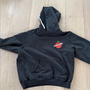 Madhappy Black Hoodie with Red Logo